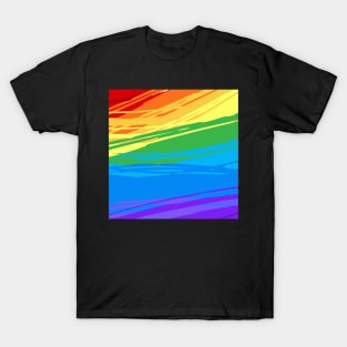 Paint Rainbow Background T-Shirt